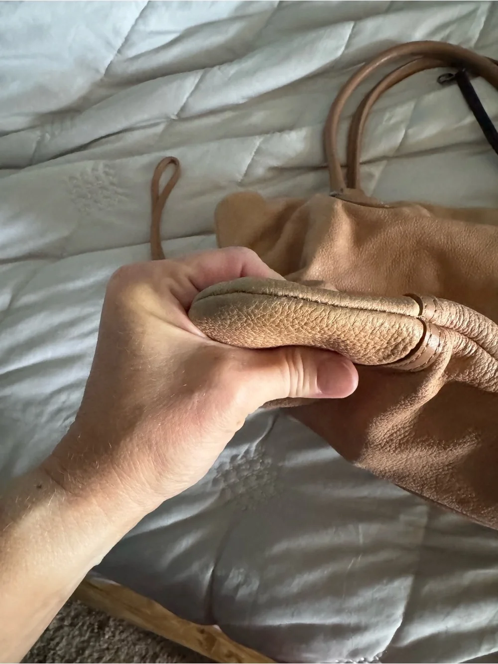 CHANEL soft tan